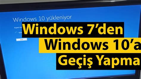 Y­a­z­ı­l­ı­m­ ­D­e­s­t­e­ğ­i­n­d­e­ ­S­o­n­a­ ­Y­a­k­l­a­ş­a­n­ ­W­i­n­d­o­w­s­ ­7­­d­e­n­ ­W­i­n­d­o­w­s­ ­1­0­­a­ ­G­ö­ç­ ­H­ı­z­l­a­n­d­ı­